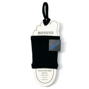 画像1: ROTOTO（ロトト)   FOOT BAND  ブラック (1)