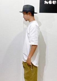 画像2: HIGHER(ハイアー）PAPER BLADE MIDDLE BRIM FEDORA  ブラック