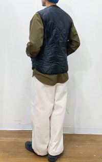 画像3: 再入荷！ Have a good day (ハブアグッドデイ)  Qulit vest  オリーブ   2