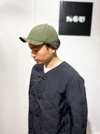 画像1: UNFRM OUTDOOR STANDARD (ユニフォーム アウトドア スタンダード)  /   2WAY EAR FLAP MILITARY PUFFY CAP（2WAY イヤーフラップ ミリタリーパフィキャップ) オリーブ