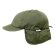 画像2: UNFRM OUTDOOR STANDARD (ユニフォーム アウトドア スタンダード)  /   2WAY EAR FLAP MILITARY PUFFY CAP（2WAY イヤーフラップ ミリタリーパフィキャップ) オリーブ (2)