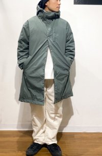 画像1: Have a good day (ハブアグッドデイ) × NANGA (ナンガ）HOODED DOWN COAT  チャコール  3