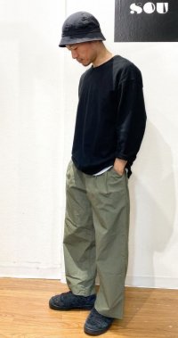 画像3: devadurga  (デバドゥルガ)    FUTURE WIDE PANTS   カーキ　