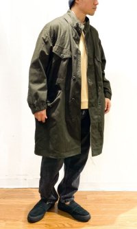 画像1: UNFRM OUTDOOR STANDARD (ユニフォーム アウトドア スタンダード)  /  VENTILE MILITARY COAT (ベンタイルミリタリーコート） DARK  GRAY  L/XL