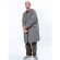 画像8: UNFRM OUTDOOR STANDARD (ユニフォーム アウトドア スタンダード)  /  C/NYLON BOA FLEECE REVERSIBLE NO COLLAR COAT (コットンナイロンリバーシブルノーカラーコート）   GRAY (8)