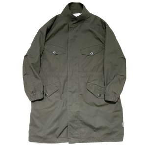 画像1: UNFRM OUTDOOR STANDARD (ユニフォーム アウトドア スタンダード)  /  VENTILE MILITARY COAT (ベンタイルミリタリーコート） DARK  GRAY  L/XL (1)