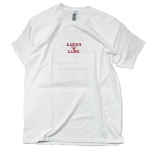 画像1: Luck ' n ' Lure (ラッキールアー）幸運 SS Crew Neck Tee   ホワイト (1)