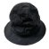 画像1: HIGHER  (ハイアー） COTTON LINEN WEATHER MOUNTAIN HAT  ブラック (1)