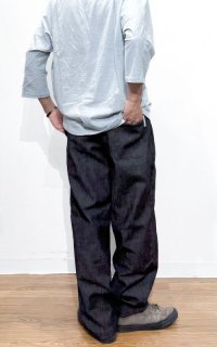 画像3: MANUAL ALPHABET (マニュアルアルファベット） 12oz STRETCH DENIM EASY PANTS  ブラック