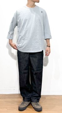 画像1: MANUAL ALPHABET (マニュアルアルファベット） 12oz STRETCH DENIM EASY PANTS  ブラック