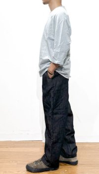 画像2: MANUAL ALPHABET (マニュアルアルファベット） 12oz STRETCH DENIM EASY PANTS  ブラック