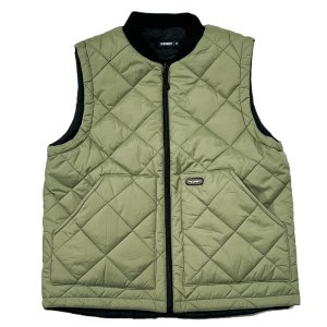 画像1: THEORIES (セオリーズ)   NEWTON REVERSIBLE VEST    セージ / ブラック (1)