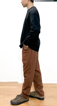 画像2: UNFRM OUTDOOR STANDARD (ユニフォーム アウトドア スタンダード)  / REVERSE FLEECE PATCH POCKET CLIMBING PANTS キャメル