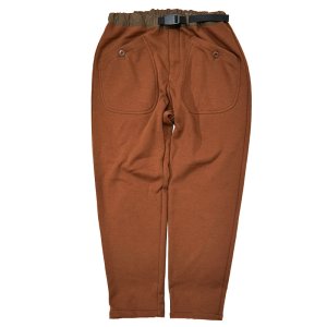 画像1: UNFRM OUTDOOR STANDARD (ユニフォーム アウトドア スタンダード)  / REVERSE FLEECE PATCH POCKET CLIMBING PANTS キャメル (1)