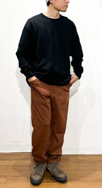 画像1: UNFRM OUTDOOR STANDARD (ユニフォーム アウトドア スタンダード)  / REVERSE FLEECE PATCH POCKET CLIMBING PANTS キャメル