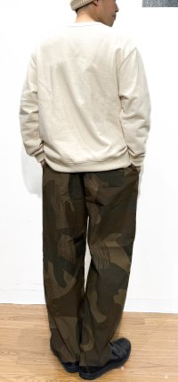 画像2: MANUAL ALPHABET (マニュアルアルファベット） BACK SATIN CAMO EASY PANTS