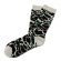 画像1: ROTOTO  (ロトト） PILE CAMO CREW SOCKS  (パイルカモクルーソックス)   アイボリー (1)