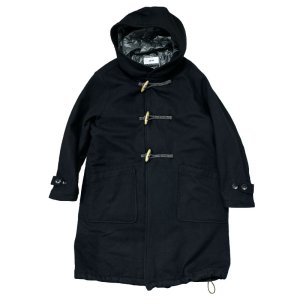 画像1: UNFRM OUTDOOR STANDARD (ユニフォーム アウトドア スタンダード)  /  TOP FLANO by BISHU DUFFLE COAT  ブラック (1)