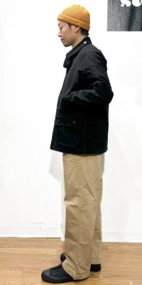 画像2: FOB FACTORY  (エフオビーファクトリー）  MOLESKIN RIDING JACKET  (モールスキン  ライディング ジャケット） ブラック