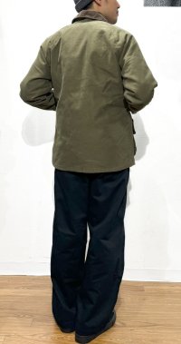 画像3: FOB FACTORY  (エフオビーファクトリー）  MOLESKIN RIDING JACKET  (モールスキン  ライディング ジャケット） カーキ