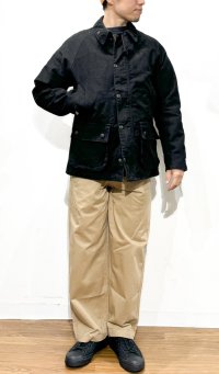 画像1: FOB FACTORY  (エフオビーファクトリー）  MOLESKIN RIDING JACKET  (モールスキン  ライディング ジャケット） ブラック