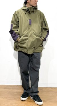 画像1: UNFRM OUTDOOR STANDARD (ユニフォーム アウトドア スタンダード)  2WAY MILITARY CW JACKET  オリーブ / パープル