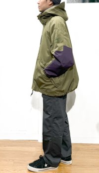 画像2: UNFRM OUTDOOR STANDARD (ユニフォーム アウトドア スタンダード)  2WAY MILITARY CW JACKET  オリーブ / パープル