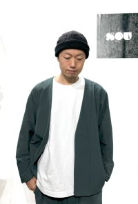 画像1: HIGHER (ハイアー）   STRETCH DENIM & KATSURAGI BEANIE  ブラック