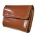 画像2: RE.ACT (リアクト)   Cordovan Classic Three Fold Compact Wallet   Cognac （コニャック) (2)