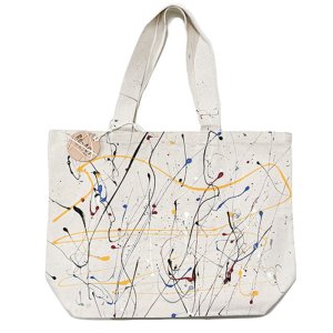 画像1: RE.ACT (リアクト)    Splatter Paint Tote Bag Small   マルチ (1)