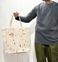 画像2: RE.ACT (リアクト)    Splatter Paint Tote Bag Small   ダーク