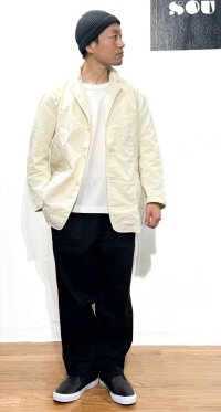 画像1: UNFRM OUTDOOR STANDARD (ユニフォーム アウトドア スタンダード)  /  PACKABLE TAILORED JACKET   アイボリー