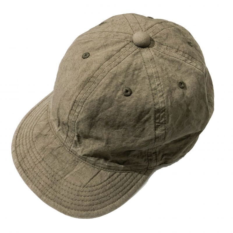 HIGHER （ハイアー)  COTTON  LINEN   CAP  カカオ