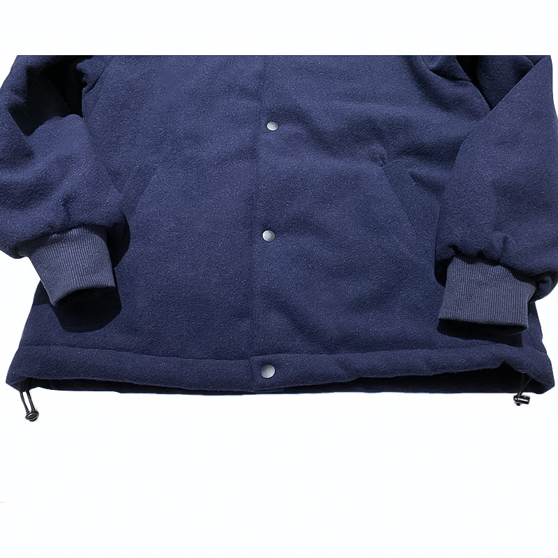 ハブアグッドデイ Wool padding jacket (ウールパディングジャケット）ネイビー      