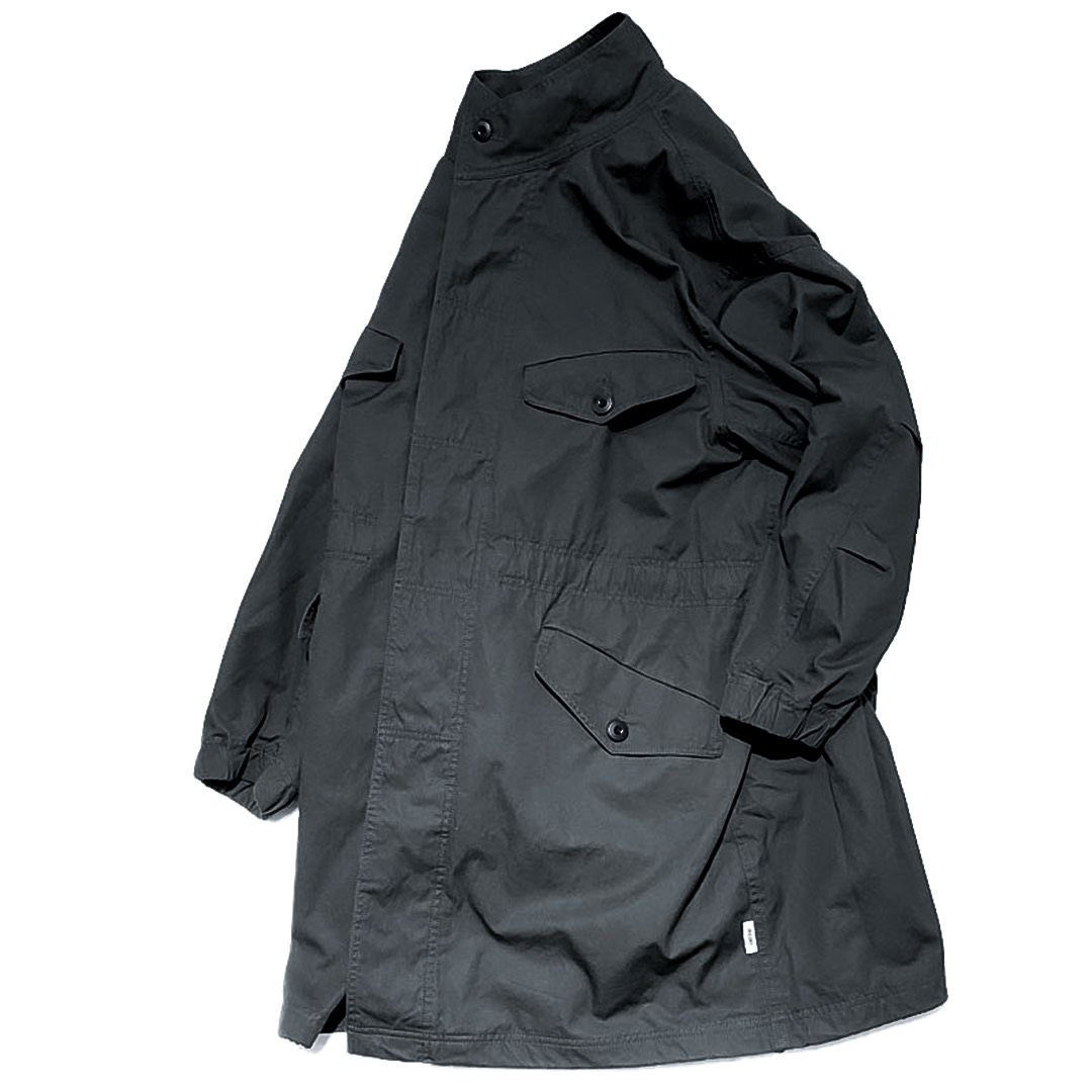 UNFRM OUTDOOR STANDARD (ユニフォーム アウトドア スタンダード)  のVENTILE MILITARY COAT  BLACK