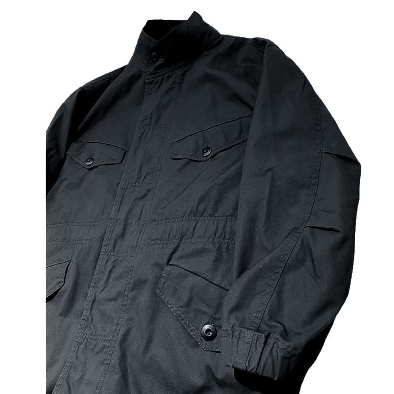 UNFRM OUTDOOR STANDARD (ユニフォーム )  VENTILE MILITARY COAT  BLACK